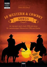 10 Western & Cowboy Songs TB Reproducible Book cover